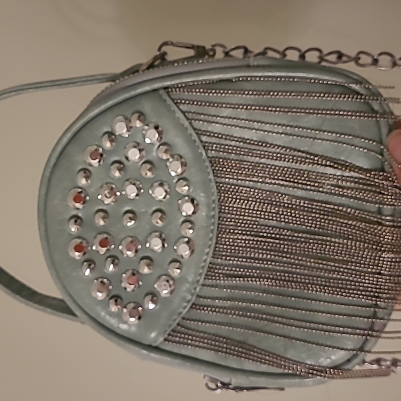 Fringe Mint Crossbody - Picture 1 of 8